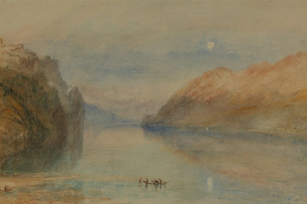 Un lago svizzero, 1841 - Manchester Art Gallery